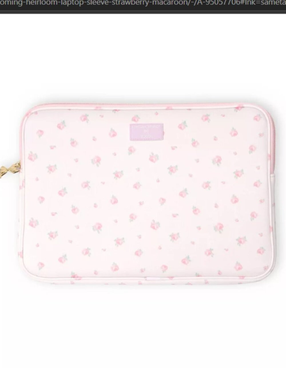 LoveShackFancy x Target - Yoobi  Laptop Sleeve Blooming Heirloom Ditsy Floral